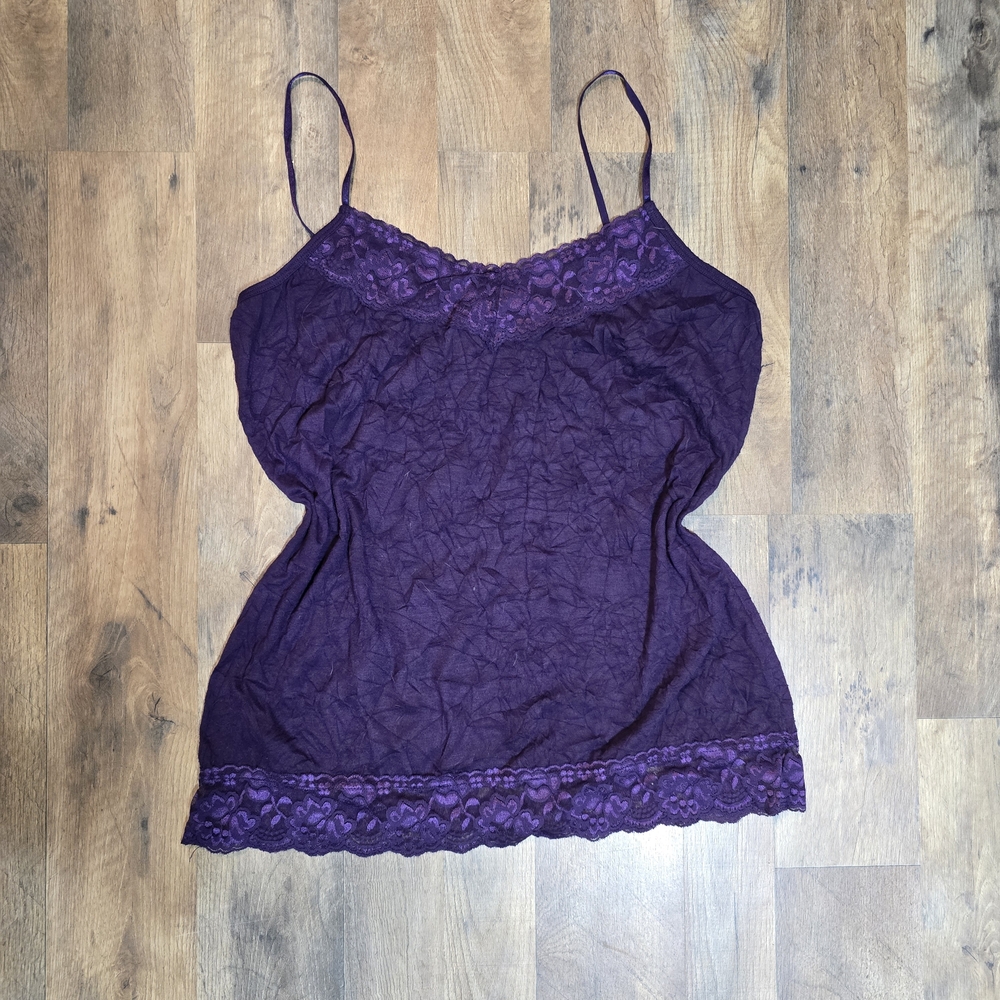 Maurices Deep Purple Lace Camisole